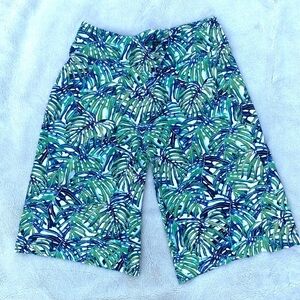 J. Jill knit capris botanical print PL